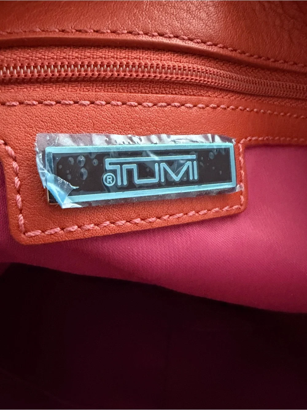 Gorgeous Tumi Signature Collection Large Tote with Leather Trim